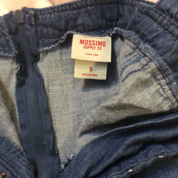 Babydoll Denim Dress | Dark Wash | Lightweight & Soft | 100% Cotton | Pockets! - Picture 4 of 5